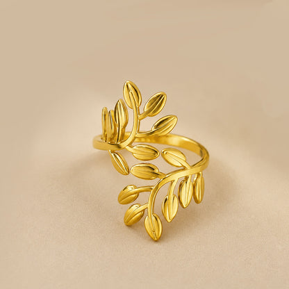 Gold Leaf Ring